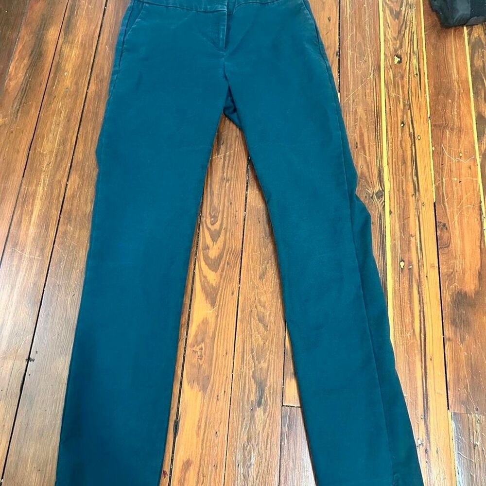 Boden Women's Green and Blue Trousers